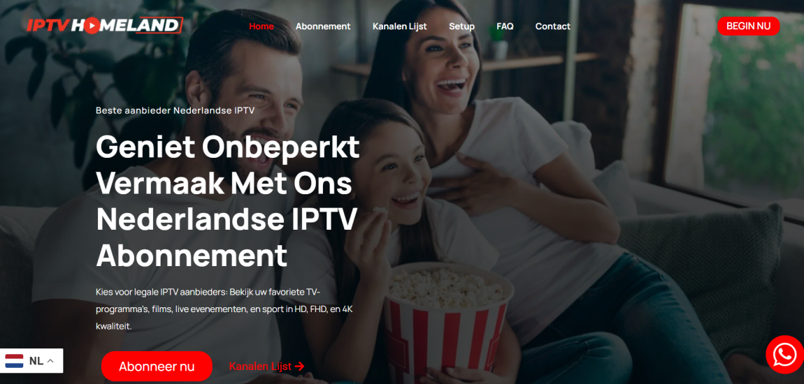 IPTV Homeland beste IPTV aanbieder nederland
